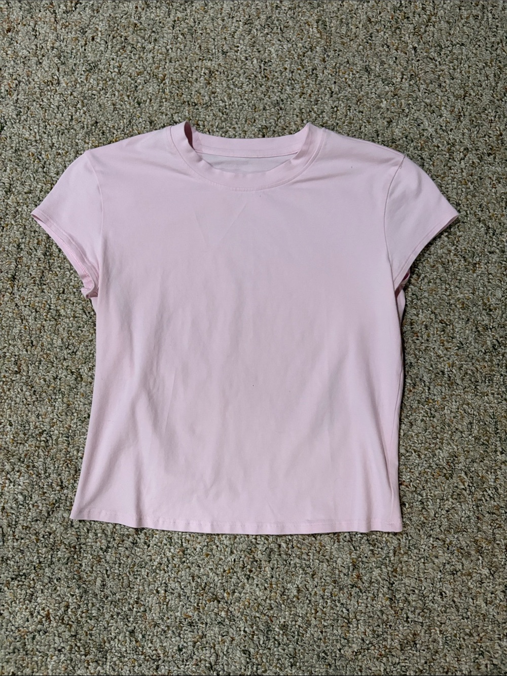Pink LULULEMON short sleeve shirt